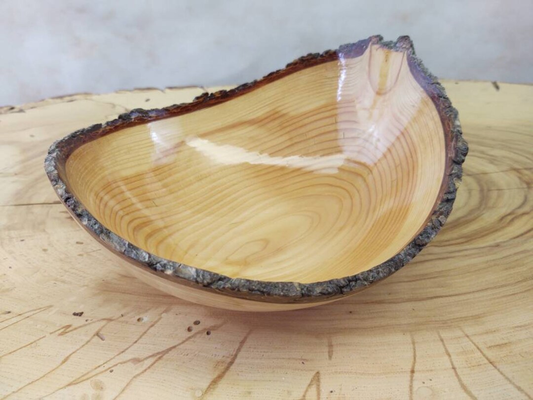 Douglas Fir Wood Bowl - Etsy