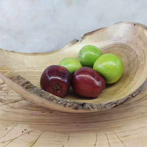 Ash wood bowl