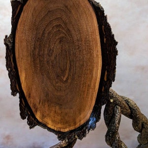 Natural edge walnut wall hanging