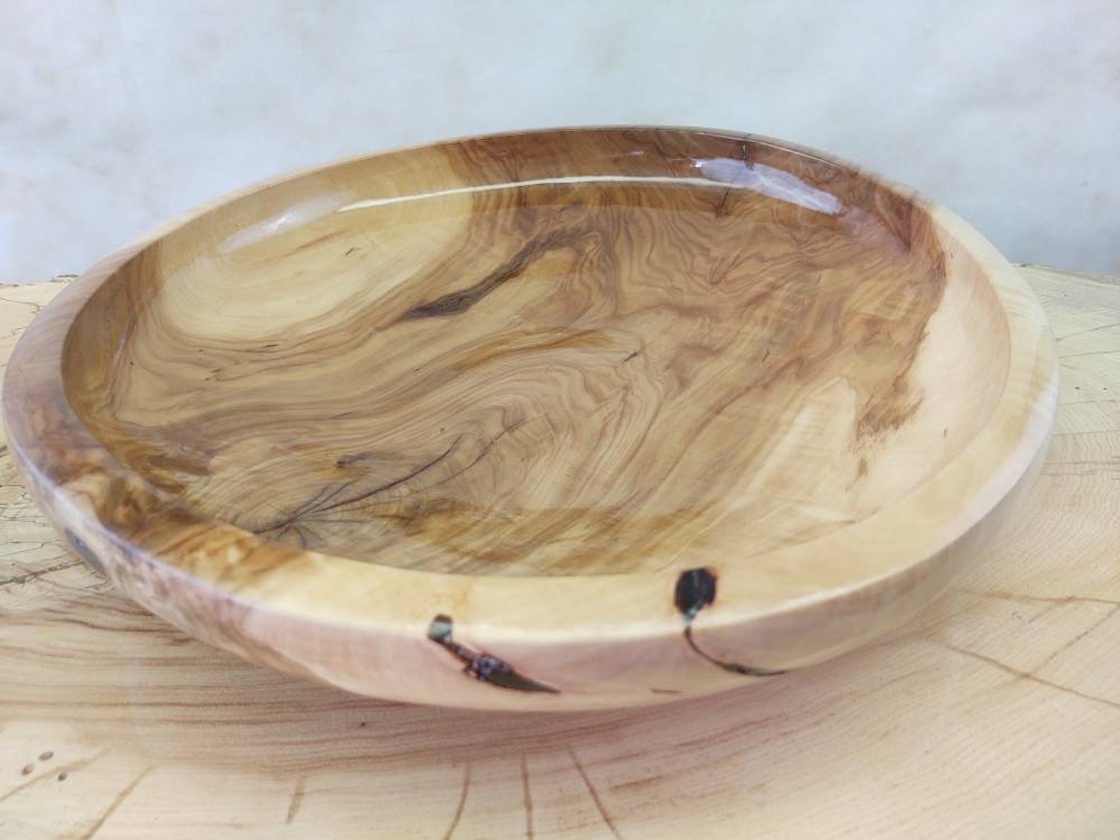 Crab Apple Wood Bowl Etsy