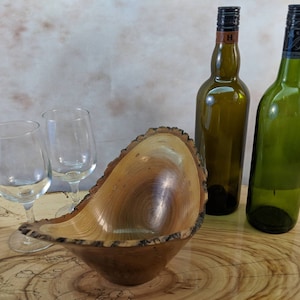 Natural edge Ash bowl