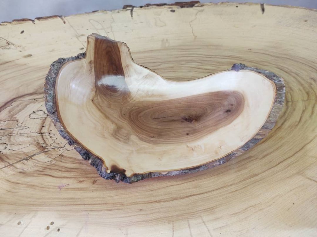 Crab Apple Wood Bowl Etsy