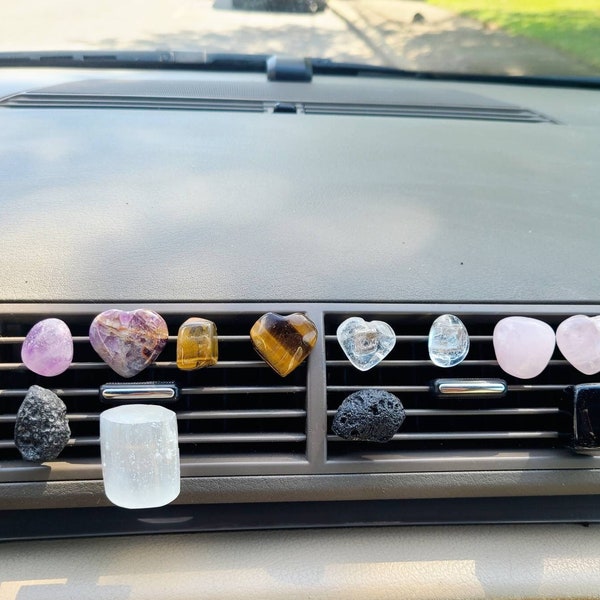 Crystal Car Vent Clip, Crystal Car Accessories, New Driver Gifts, Healing crystals