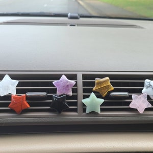 Car Air Vent Crystals, Star Car Vent Clips, Crystal Car Gifts, Car Accessories