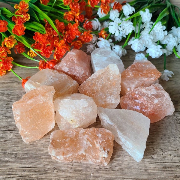 1 Himalayan salt chunk, Healing stones, Pink Sea Salt