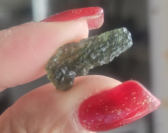 Raw Moldavite Meteorite, Genuine Tektite