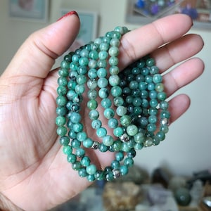 Natural Emerald Bracelet, Birthstone Bracelet, Gemstone Jewelry