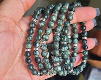 Armband natuurlijk serafinietkristal: helende steen, engelenvleugels