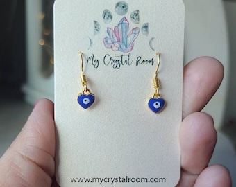 Inilbran Orecchini A Goccia Del Malocchio Boho Orecchini D'oro Del Malocchio Orecchini Vintage Dell'occhio Del Diavolo Orecchini Blu Di Protezione Del Malocchio Gioielli Per Donne E Ragazze