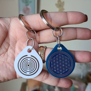 Custom lakhovsky keychain,Drive safe keychain