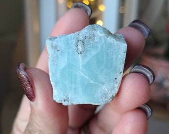 Larimar crystal slab #2, Larimar jewelry, Healing crystals