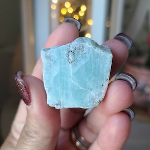 Larimar crystal slab #2, Larimar jewelry, Healing crystals