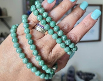 Green Burmese Jade Bracelet: Grade AAA Gemstone Jewelry