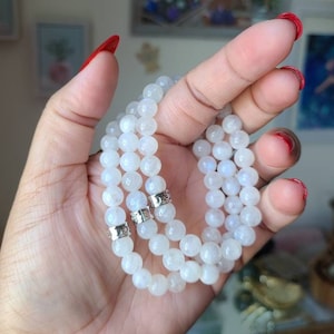 Rainbow moonstone bracelet, Moonstone jewelry, Healing bracelet