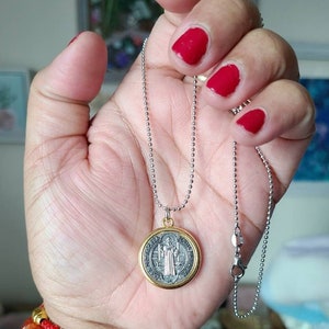 Saint Benedict Medal Necklace, Protection Amulet, Best Gifts