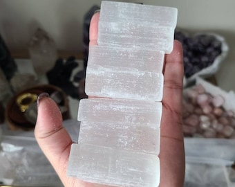 1 Selenite crystal stick, Healing crystals, Selenite wand