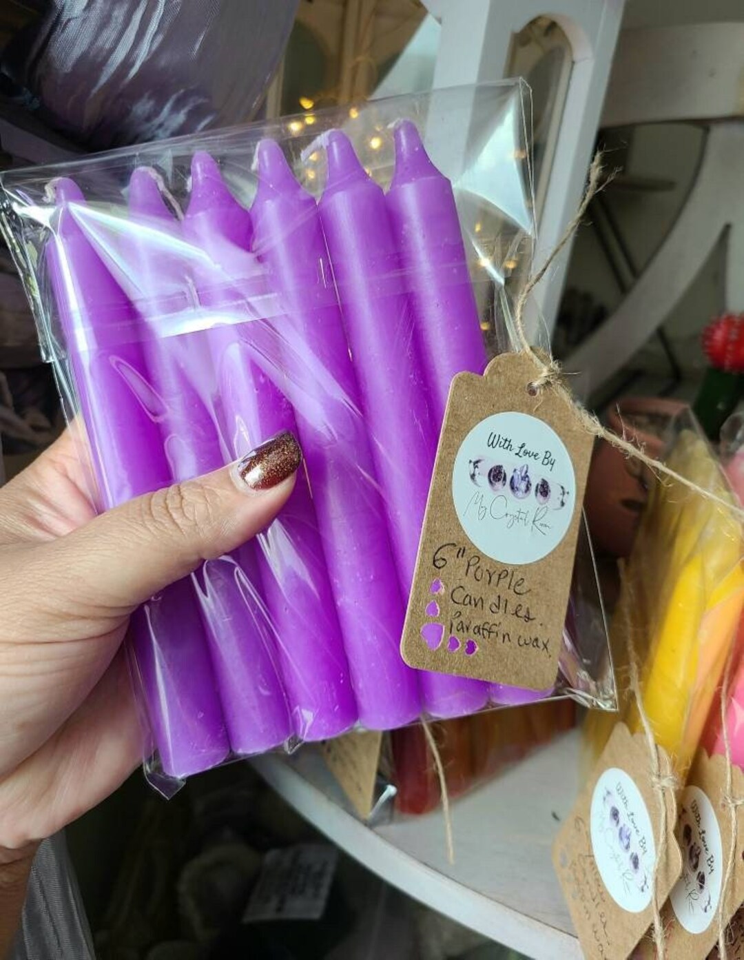 6'' Taper Spell Candles, Ritual Candles, Bulk Candles, Mix Colors Etsy