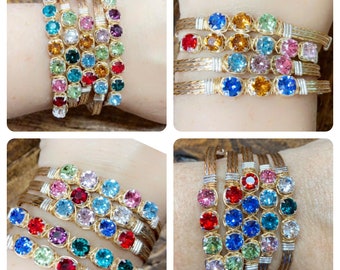 Birthstone bracelets