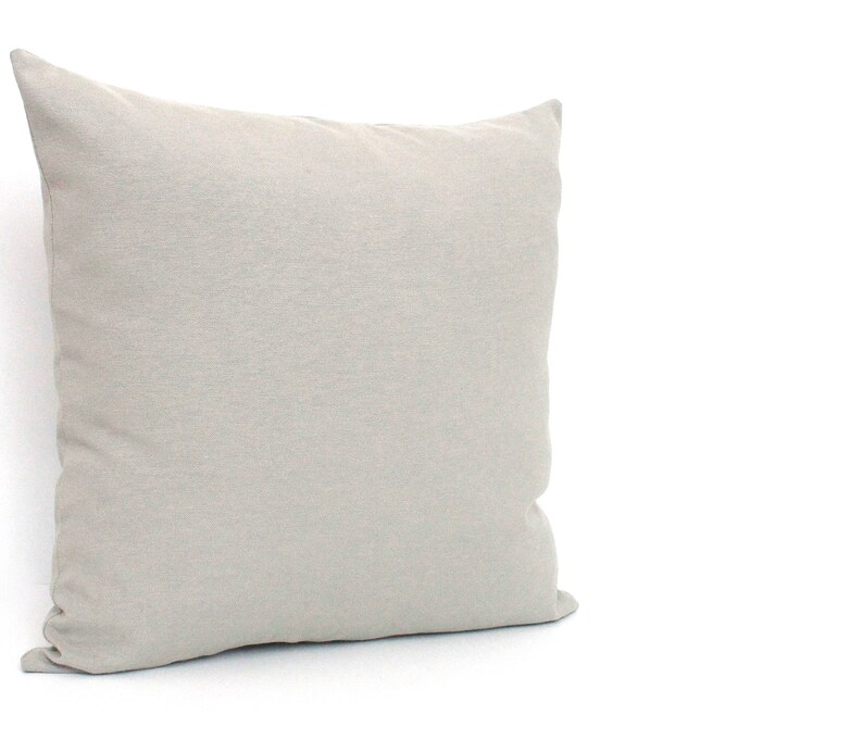 SET OF 2 Solid Light Grey Pillow Covers All Sizes Home Etsy