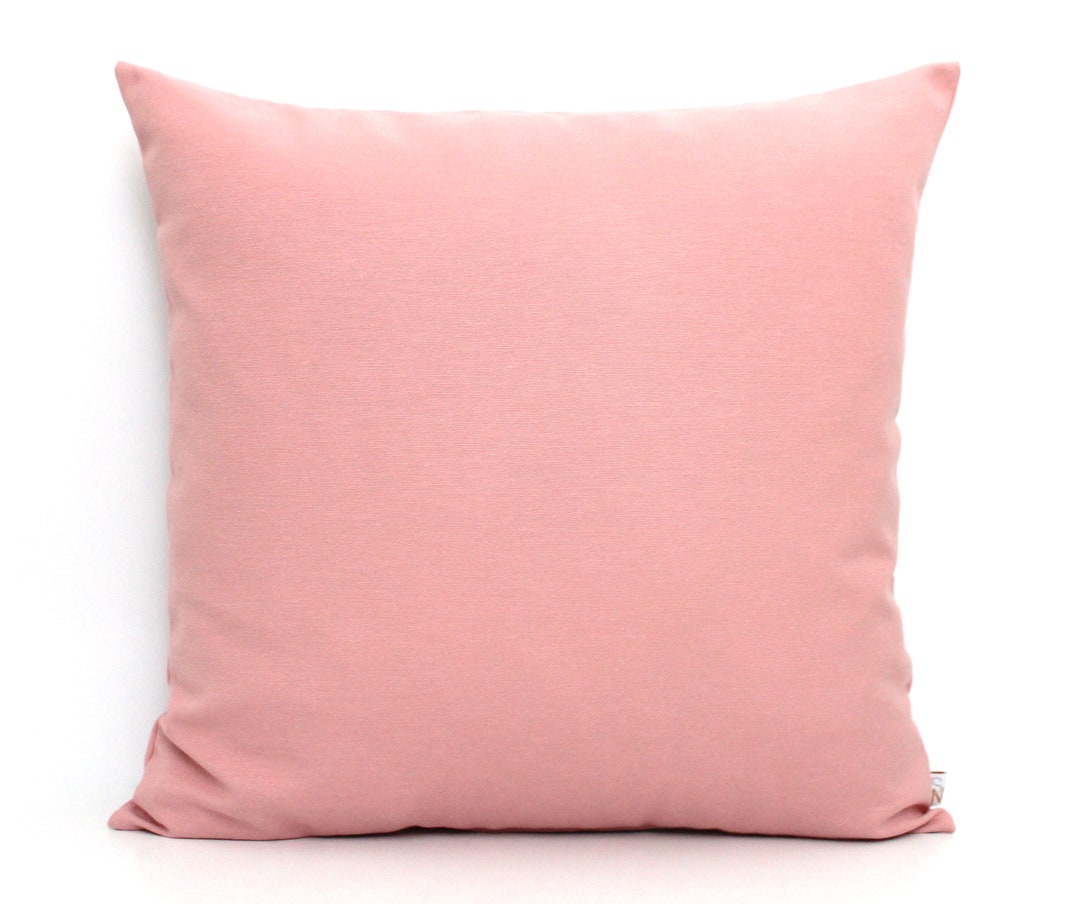Blush Pink Pillow Cover, Light Pink Cotton Throw All Sizes, Home Gifts