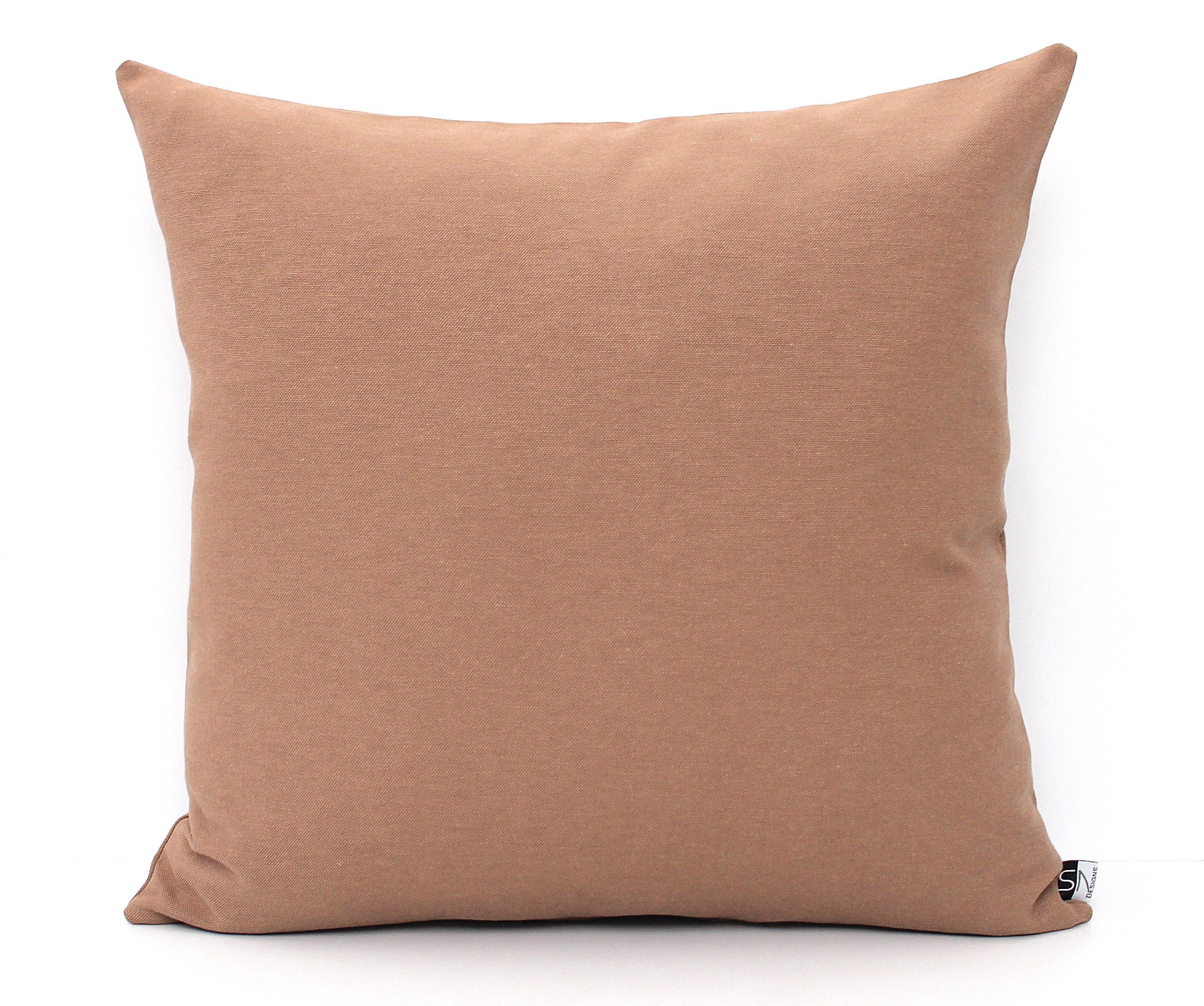 Solid Brown Pillow Covers Select your tone ALL SIZES Boho Etsy