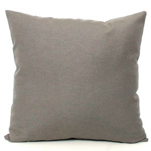 Dark Grey Pillow Covers, Solid, Cotton, All Sizes, Home gifts for you image 1
