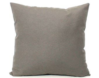 Dark Grey Pillow Covers, Solid, Cotton, All Sizes, Home gifts for you