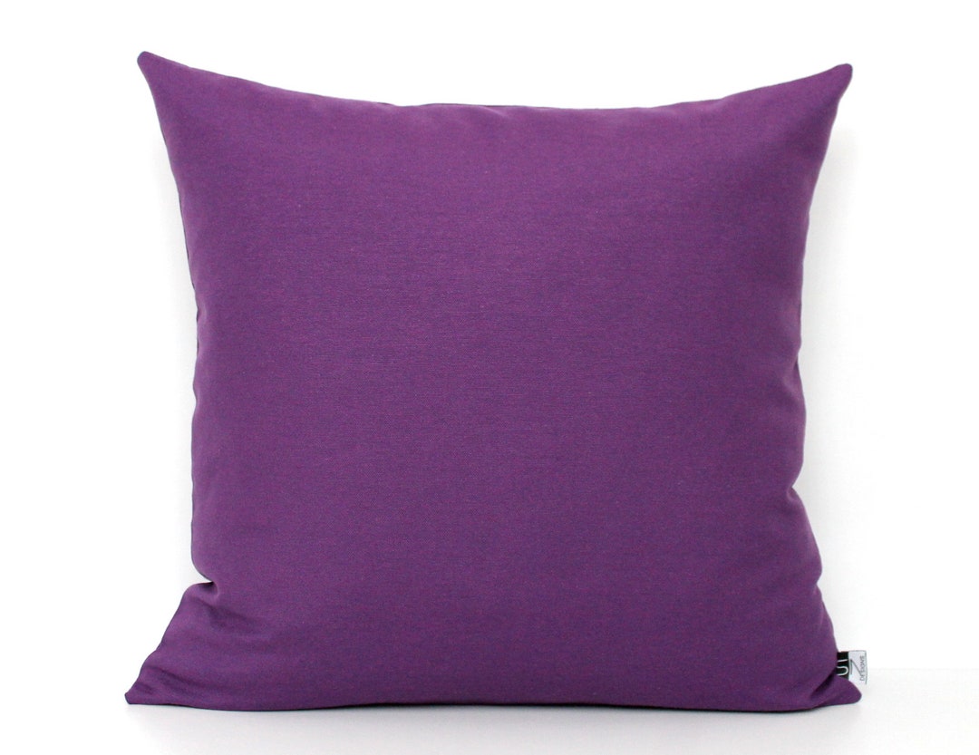 Dark Purple Pillow Covers All Sizes Home Gifts for You Etsy