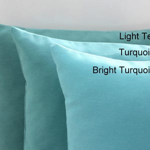 Solid Cotton Pillow Cover – Custom Colors & Sizes – Throw Pillow Cover – Sofa Cushion – Modern Home Decor image 8
