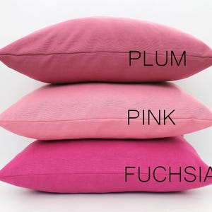 Fabric Colour Samples Request for Solid Throw Pillows by SNdsigns on Etsy, Home gifts for you image 8