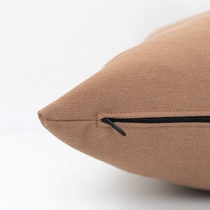 Mocha Brown Solid Pillow Covers All Sizes, Home gifts for you image 2