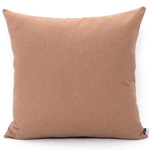 Mocha Brown Solid Pillow Covers All Sizes, Home gifts for you image 1
