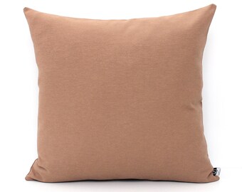 Mocha Brown Solid Pillow Covers - All Sizes, Home gifts for you