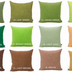 Custom Colorblock Pillow Cover, Design your own Cushion, Colorful Throw - Unique Modern Color block Pillow, Rainbow Accent Home gifts image 5