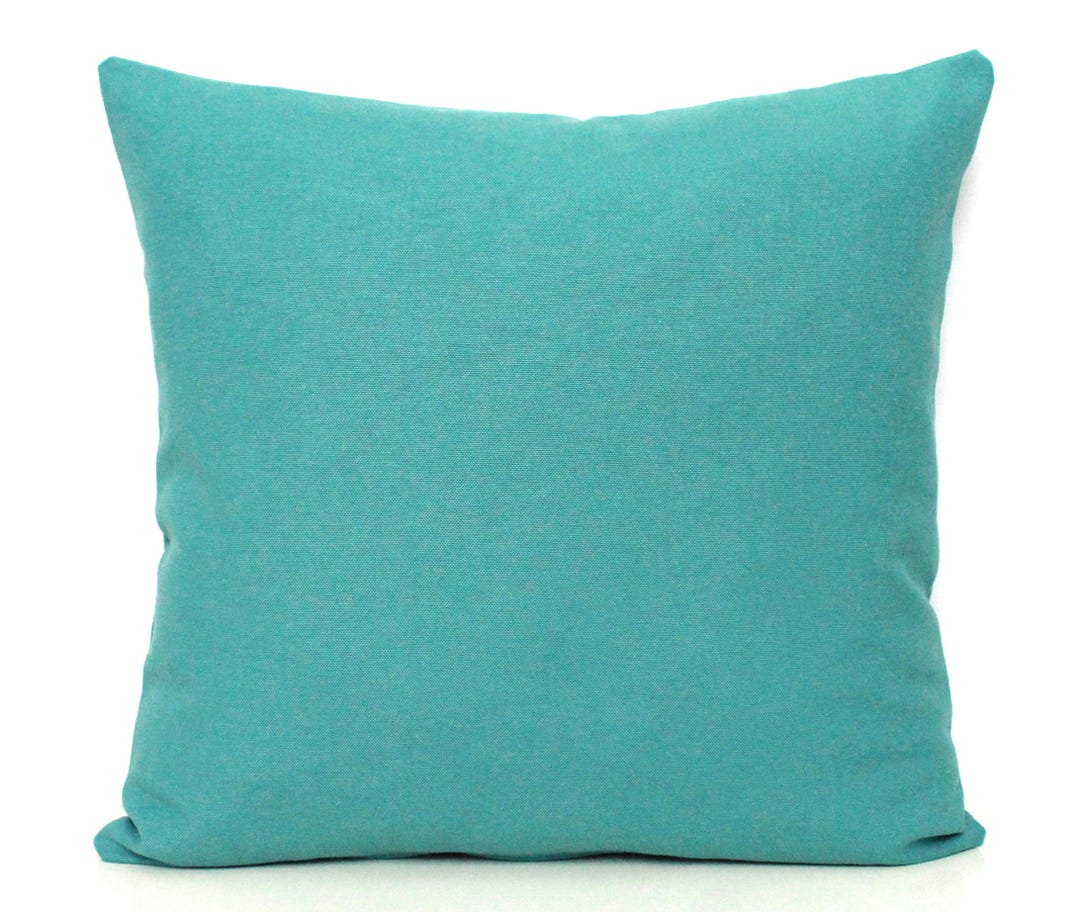 Solid Light Teal Pillow Cover All Sizes Home Gifts for You Etsy