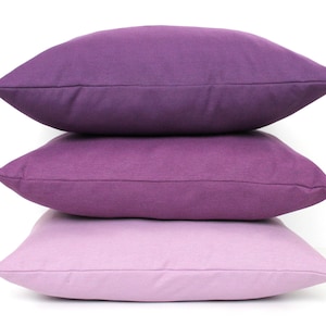 Purple Pillow Covers, select your tone and size., Home gifts for you
