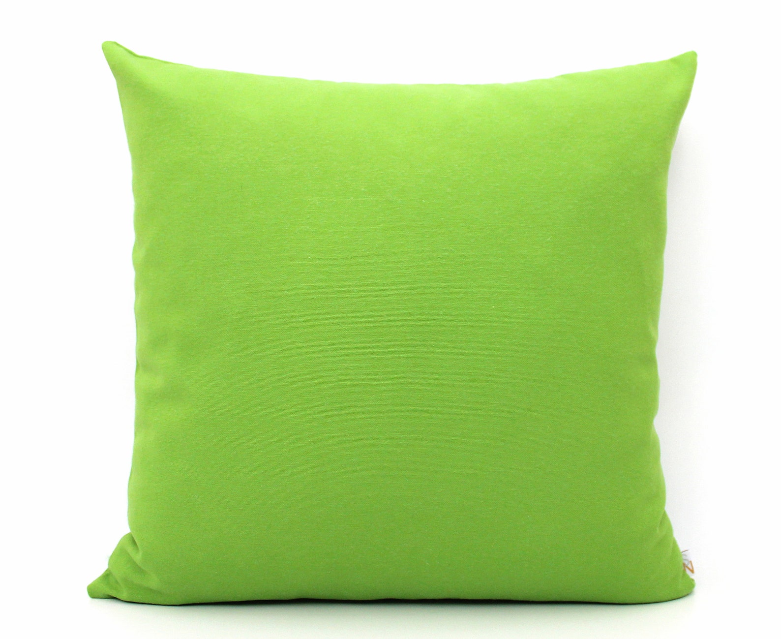 Bright Green Cotton Pillow Covers All Sizes Home Gifts for Etsy