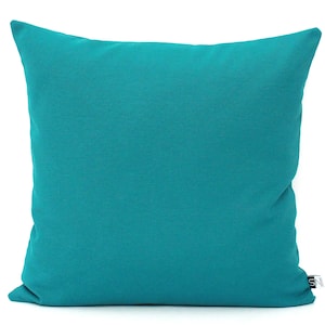 Any Size Any Color Solid Pillow Covers, Living Room Throw Pillows, Teal, Green, Cobalt, Sea foam, Blue Grey, Home decor, Home gifts for you image 6