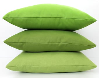 grass green pillows