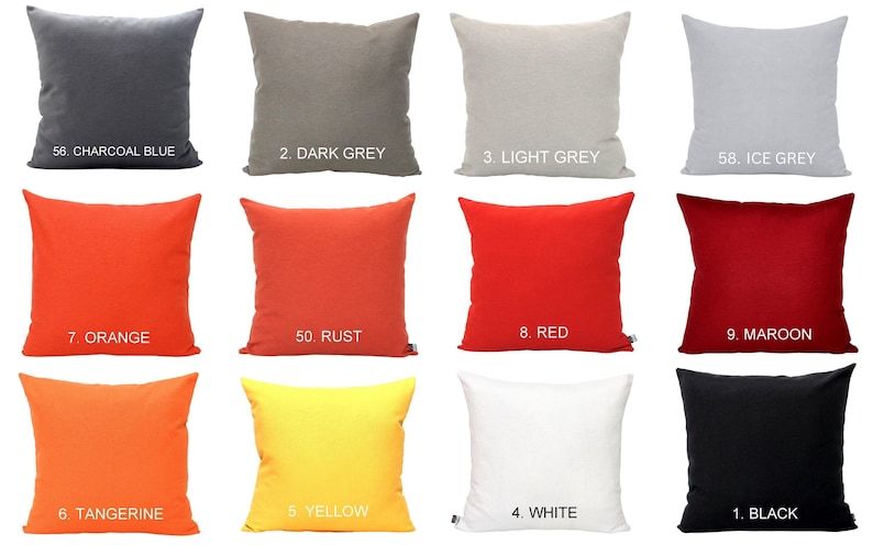 Custom Colorblock Pillow Cover, Design your own Cushion, Colorful Throw - Unique Modern Color block Pillow, Rainbow Accent Home gifts image 3