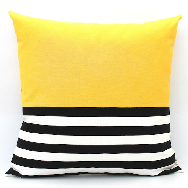Outdoor Black Yellow and White Etsy