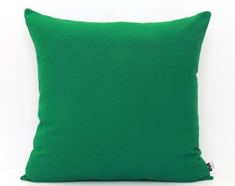 Kelly Green Cotton Pillow Covers - All Sizes, Home gifts for you