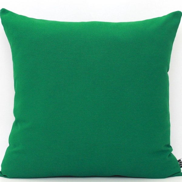 Kelly Green Cotton Pillow Covers - All Sizes, Home gifts for you