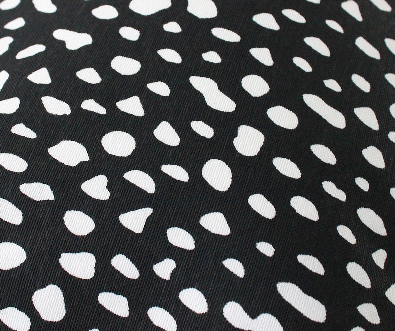 Black and White Spots Lumbar Pillow Cover ALL SIZES Print Etsy