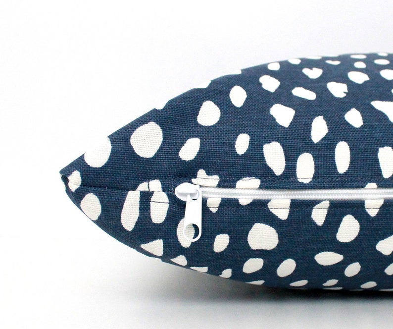 Black and White Spots Lumbar Pillow Cover ALL SIZES Print Etsy