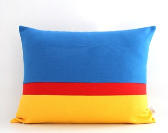 primary color throw pillows