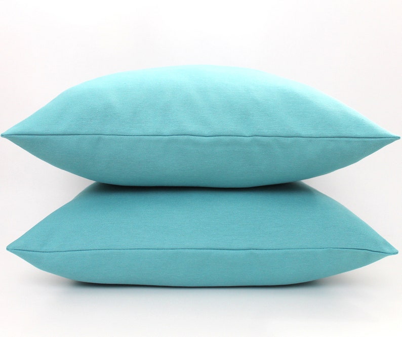 Any Size Any Color Solid Pillow Covers, Living Room Throw Pillows, Teal, Green, Cobalt, Sea foam, Blue Grey, Home decor, Home gifts for you image 9