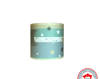 Luminaire enfant Applique " Ciel étoilé en kaki"