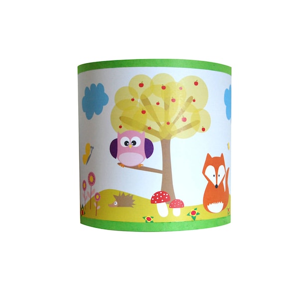 Luminaire enfant Applique "Le renard et le hibou"