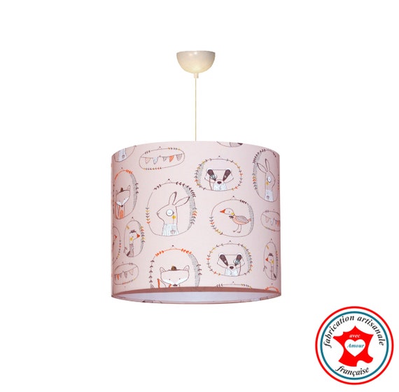 Suspension Enfant Animaux De La Foret Abat Jour Etsy Suspension Enfant Animaux De La Foret Abat Jour Etsy
